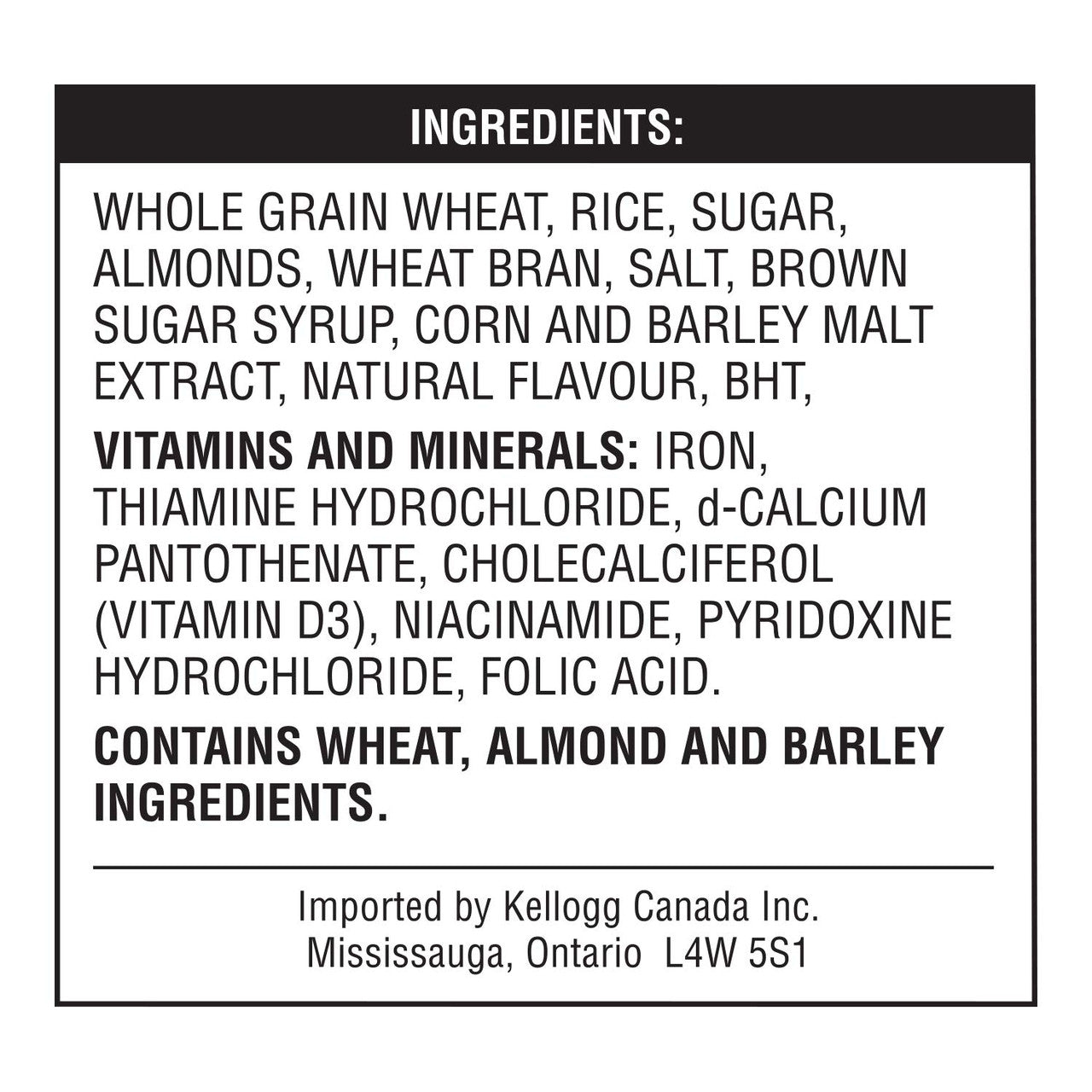 Kellogg's Special K Vanilla Almond, Family Pack, Cereal 658g/23oz.(Imported from Canada)